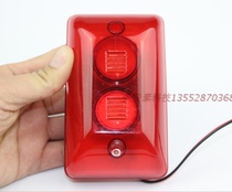102 sound and light alarm Full red sound and light alarm flash light 12V wired sound and light warning light buzzer spot