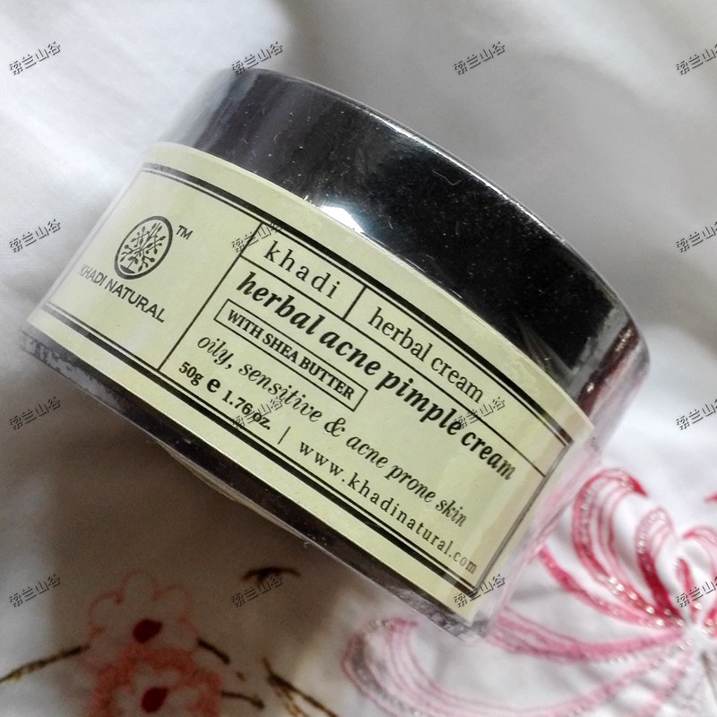 印度祛痘霜Khadi acne pimple cream植物祛痘霜膏痘痘控油进口