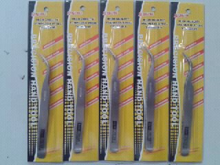 Tweezers Gyuu Boutique Tweezers TS-15 High Strength Stainless Steel Pointed Tweezers Nipper Nipper Nippers Pliers