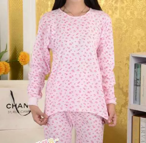 Áo hai dây trung niên mùa thu áo sơ mi nữ áo đơn nữ cotton cao cổ áo len cotton đồ lót nhiệt áo nam