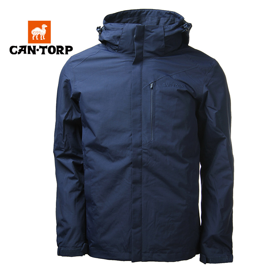 Outdoor jacket men's three-in-one warm knitted two-piece removable mountaineering suit C142894011