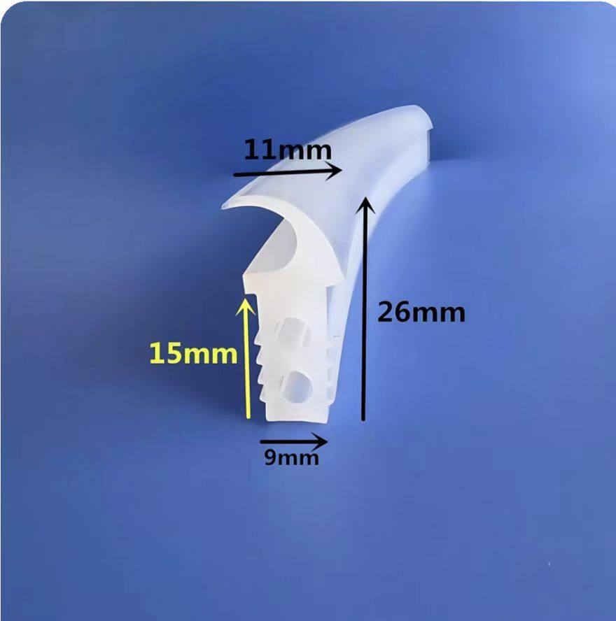 High-Temperature Resistant Steam Cabinet Silicone Ring, Seafood Cabinet Oven Disinfection Cabinet Silicone Rubber Sealing Strip, Oven Door Gap Sealing Strip