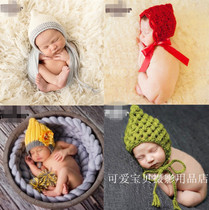 Photo Gallery Photo Full Moon 100 Days Children Photography Hair Line Hat Infant Photo Artisanal Milk Cotton Wool Cord Hat