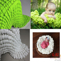 Children Photography Props Blanket Shadow Building Newborn Photo Cushions Infants Full Moon Photographic Blankets White Ball Balls