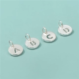 S925, подвеска с буквами, аксессуары, браслет из бисера, ожерелье, серебро 925 пробы, 26 шт, DIY