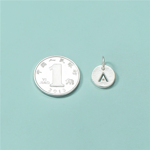 Подвеска с буквами, аксессуары, браслет из бисера, ожерелье, серебро 925 пробы