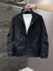 Spring and Autumn Men's 2025 new stand-up collar jacket popular jacket for men's trendy jacket casual and versatile workwear for men