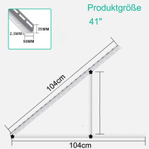 41-inch tripod bracket portable aluminum alloy photovoltaic foldable adjustable solar triangle bracket