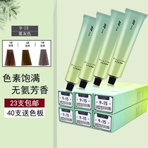 Fog Grey Tide Color Dyeing Cream Hairdressershop Special single color paste Hair Cover White Hair step in place Japanese Dyed Hair Cream