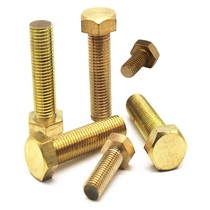M6 * 10 12 16-80 copper outer hexagonal screw copper external hexagonal bolt screw brass screw screw