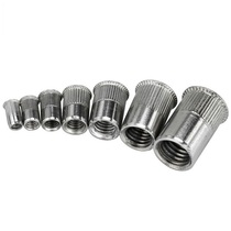 Pull riveting nut 304 stainless steel flat head pull cap with M3M4M5M6M8M10M12 anchor riveting nut screw cap