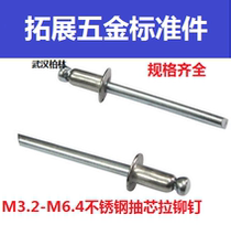 5 6 4mm stainless steel 304 pumping core rivet pulling rivet upholstery nail head pull nail M4 8 8 10 11-35