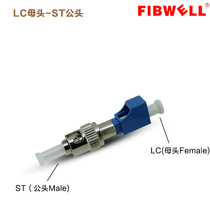 LC female-ST male fiber optic adapter ST-LC Yin and Yang adapter flange coupler Single-mode multi-mode optional