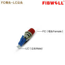 LC male-FC female fiber optic adapter LC-FC flange coupler adapter