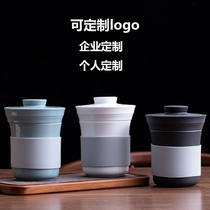 With cover Home Office Personal tea tea cups with filter portable tea cups customizable logo engraving