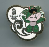 2008 Beijing Olympic Games - Lucky Cloud Series Fuwa Nini Chapter Badge