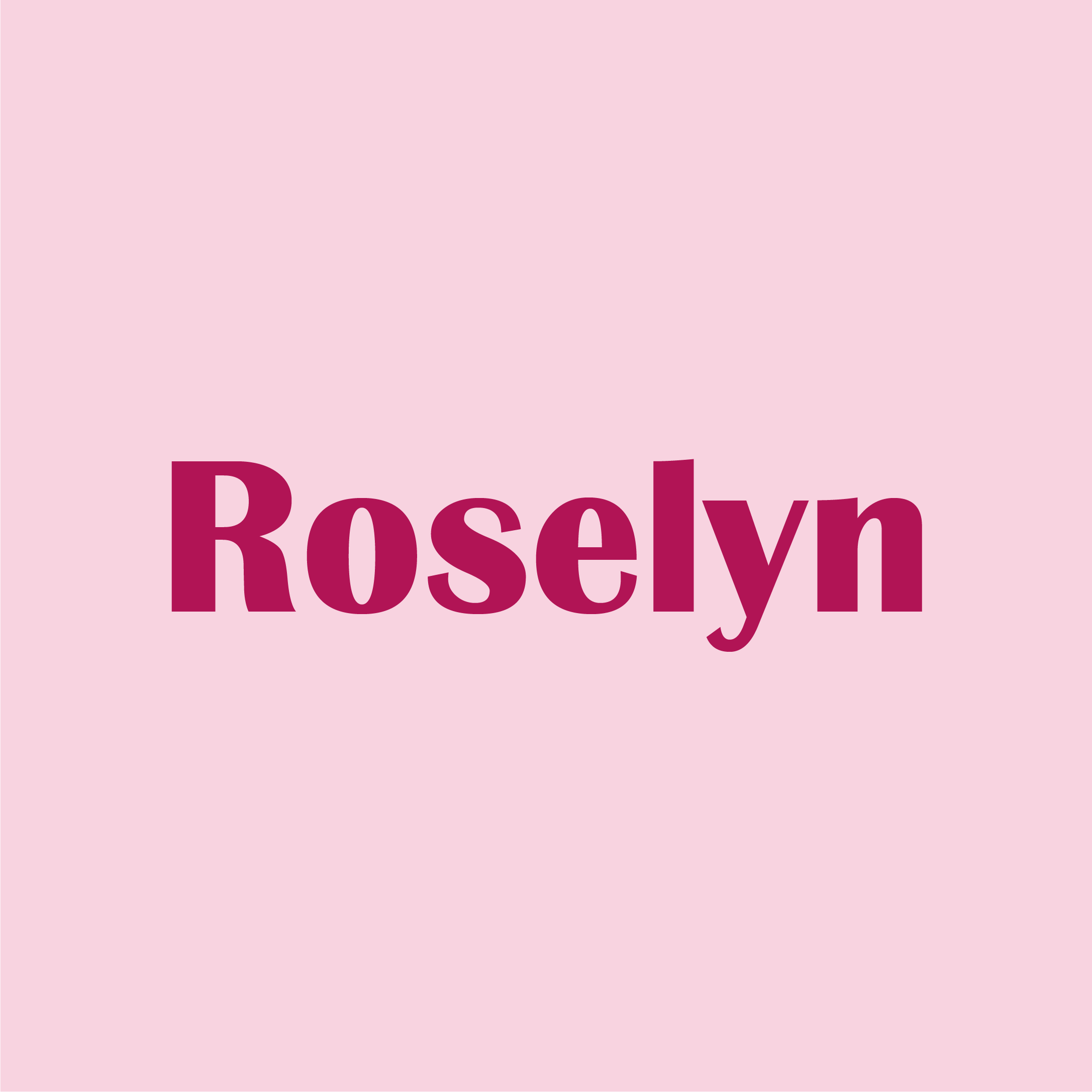 Roselyn洛琳的LOGO