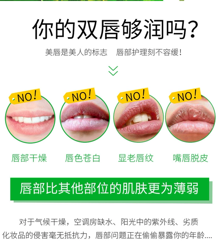 Qi Shimei Facial Lip Balm Lip Balm dưỡng ẩm giữ ẩm cho môi 88007