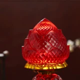 Светодиодное богатство Бог снабжает легкую батарею -в свечах для буддийских ламп, длинное свет, богатство, лампа волны богатства, свеча свеча