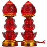 Светодиодное богатство Бог снабжает легкую батарею -в свечах для буддийских ламп, длинное свет, богатство, лампа волны богатства, свеча свеча