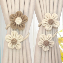 Light luxury high-end cute flower curtain strap buckle creative gauze curtain strap gathering rope sand curtain strap rope strap decoration