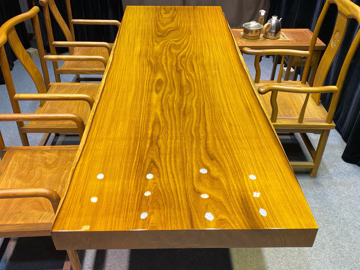 Teak Wood Large Board Table Log Tea Table Tea Table Tea Table Dining Table Home Desk Office Desk Simple Whole Board