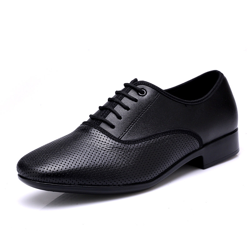 New men Summer Latin dance shoes Fashion Fruit No not Gittbae Dance Shoe Niu leather Soft Bottom Moden Dance Shoe