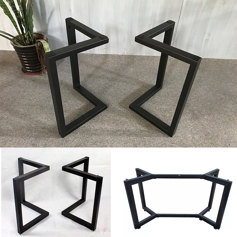 Double Head V Iron Art Table Leg Bracket Desk Rack Table Legs Table Legs Tea Table Legs Table Foot Table Foot Table Legs