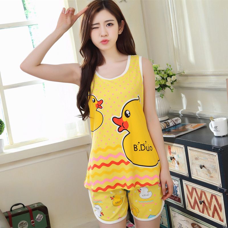 Pyjama pour femme en Coton à sling - Ref 2997620 Image 74