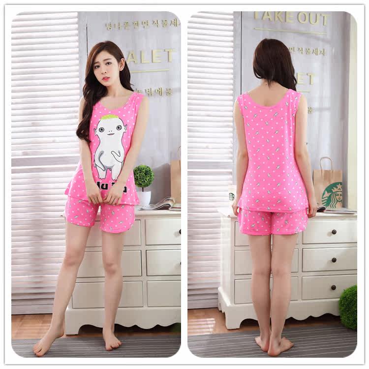 Pyjama pour femme en Coton à sling - Ref 2997620 Image 70