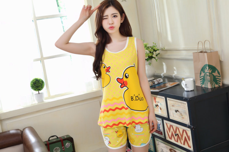 Pyjama pour femme en Coton à sling - Ref 2997620 Image 75