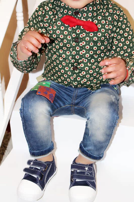Chemise enfant à manche longue en coton - Ref 2083958 Image 17