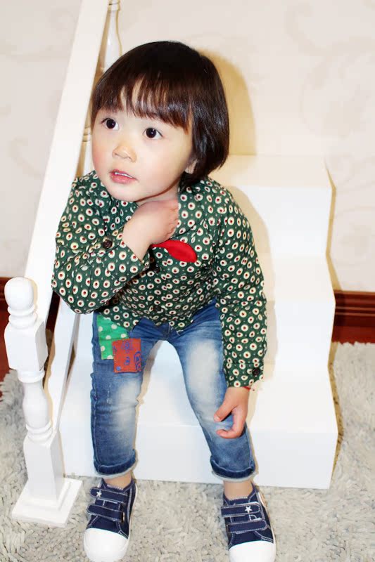 Chemise enfant à manche longue en coton - Ref 2083958 Image 18
