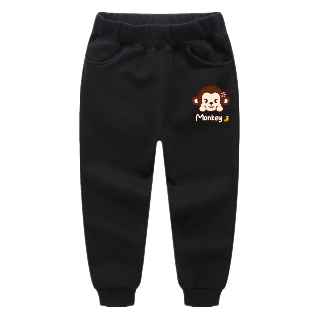 Chàng trai cộng với nhung quần dày mùa xuân 2020 trẻ em mới sweatpants phiên bản Hàn Quốc của những đứa trẻ hợp thời trang quần ấm 3 tuổi 6.