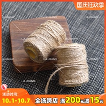 Baking packaging DIY handicraft woven decorative hemp rope 30 meters a Roll 1 5mm thick