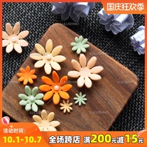 Turn sugar Daisy Daisy eight-petal flower spring die 4-piece set of flip sugar mold