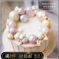 85g decorative golden round beads color needle color sugar flakes silver beads cake ice cream donut baking decoration sugar beads color