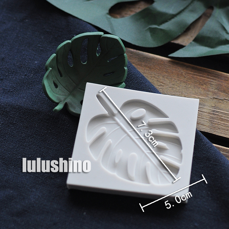 LULUSHINO fondant silicone khuôn khô Mô hình Pace ẩm chủ đề mùa hè Lưỡi kiếm Monstera - Tự làm khuôn nướng các loại khuôn làm bánh