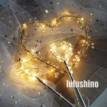 Baking Cake Decorative Crystal Pearl Lace Love Star Fairy Stick Wishing Ball Wedding Dessert Interlude