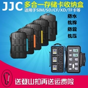 JJC DV điện thoại máy ảnh SLR kỹ thuật số SIM thẻ nhớ lưu trữ hộp thẻ nhớ hộp gói thẻ nạp hộp Memory Stick SD CF TF XD Micro SD Nano SIM bảo vệ thẻ - Lưu trữ cho sản phẩm kỹ thuật số
