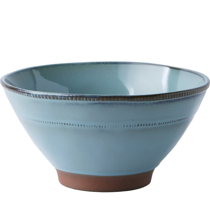 Ceramic tableware and implicit Japanese hat to use a single small household rainbow such use creative tall bowl rainbow such use