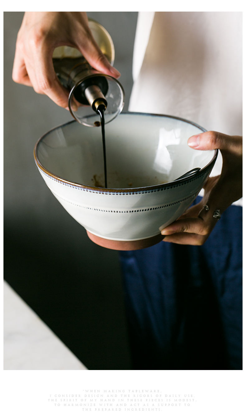 Ceramic tableware and implicit Japanese hat to use a single small household rainbow such use creative tall bowl rainbow such use