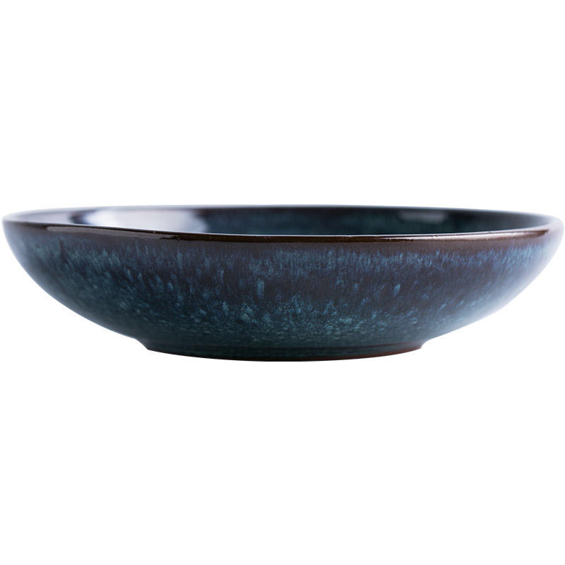 And HD peacock lines shallow expressions using basin variable glaze ceramic rainbow such as bowl of soup basin of continental fruit salad bowl dessert bowls