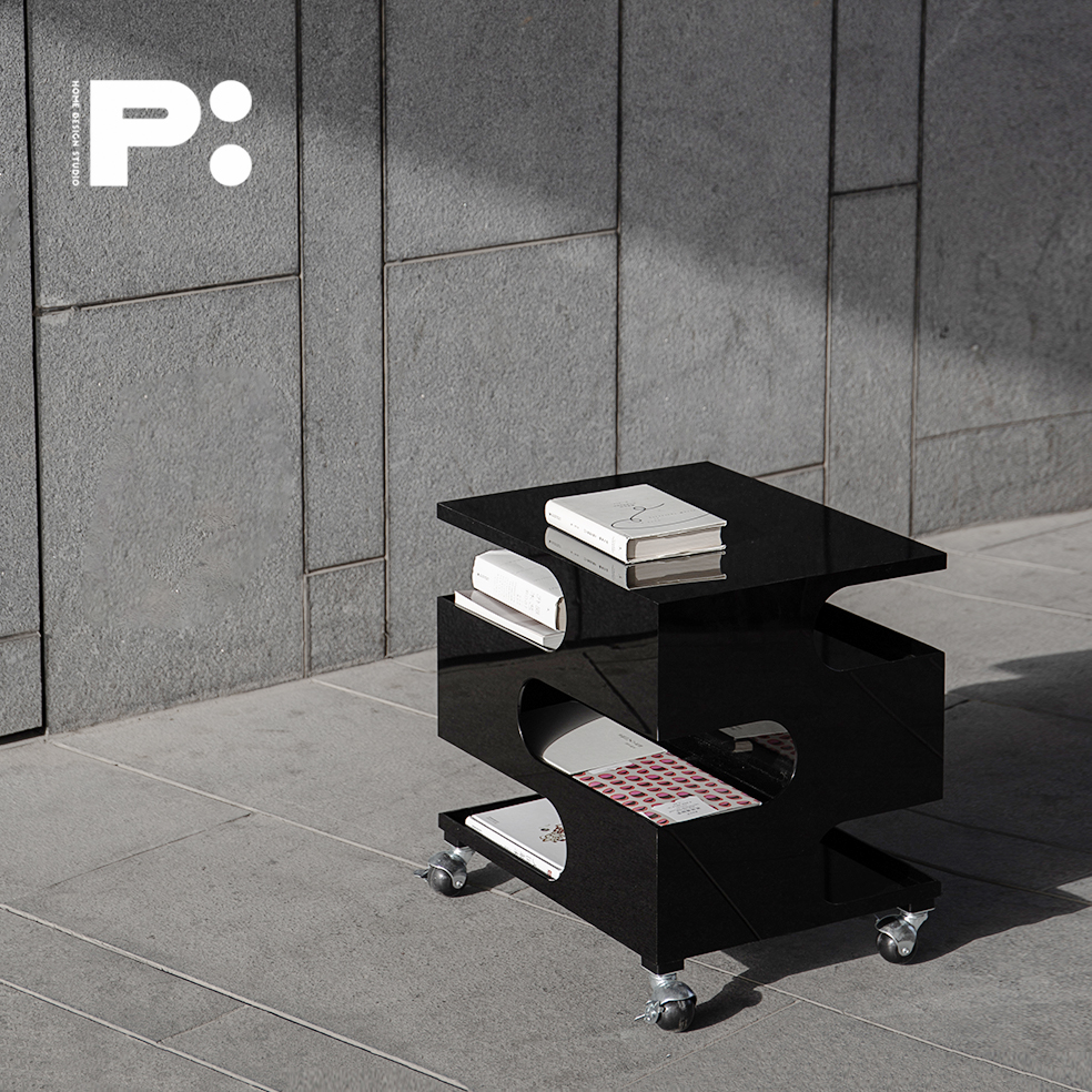 PRINT:H Patented Design Bauhaus Series Removable Tea Table Cart Bookshelf Sofa Side Tea Table