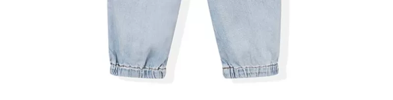 [Shop cùng phong cách] minipeace Peacebird quần áo trẻ em bé trai quần jean mùa hè giản dị F1HAA2415 - Quần jean