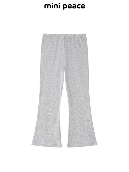 minipeace太平鸟童装女童打底裤夏季薄款儿童喇叭裤