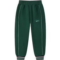 (Same style at counter)minipeace PEACEBIRD childrens wear boys sweatpants winter plus velvet college childrens pants