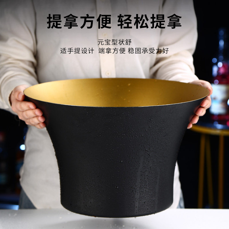 スタイリッシュなシャンパンボウル、高級感あふれるステンレス製アイスバケット、バーやKTV向けの大型業務用ワインクーラー。