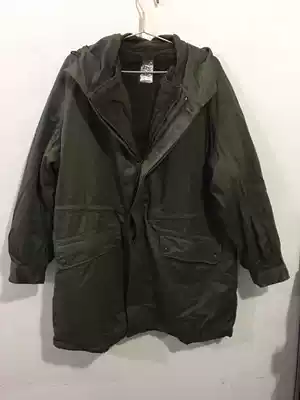 The French army issued the old army green camel velvet coat and hat of the French Foreign Legion without liner to keep warm with the French Army logo