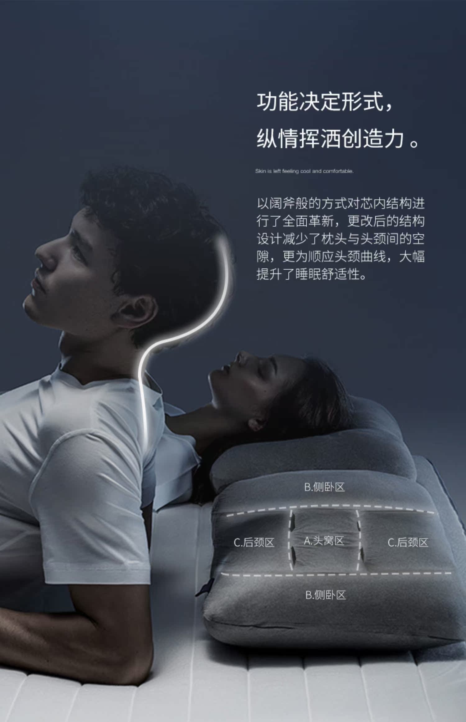SIDANDA Nhật Bản sản phẩm mới 95 gối gối cổ tử cung trắng ngỗng xuống gối đơn gối năm sao khách sạn gối - Gối gối cho bà bầu